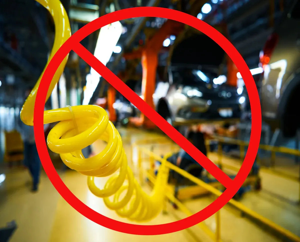 Why Not to Use Flexible Hoses in Compressed Air Best Practice